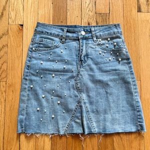 Denim skirt